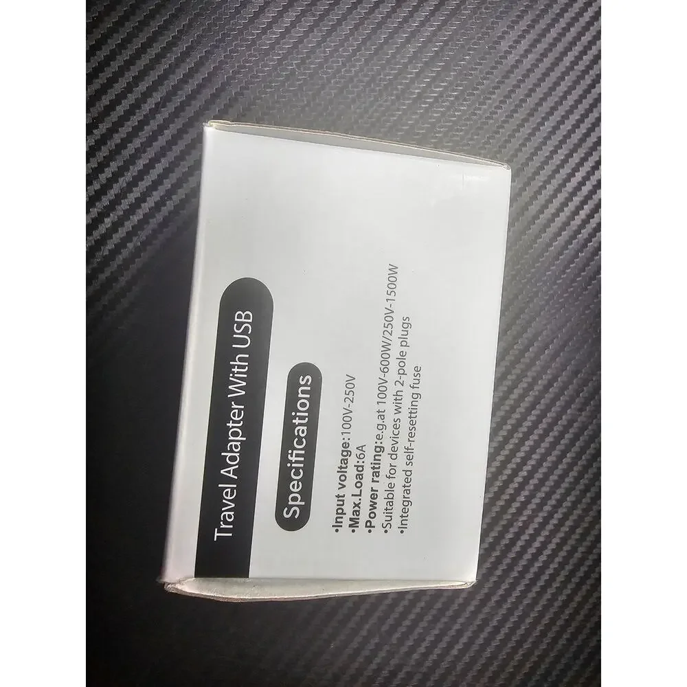 Universal International Charger AC Plug 3 USB-A & 1 USB Type-C - USA EU UK AUS